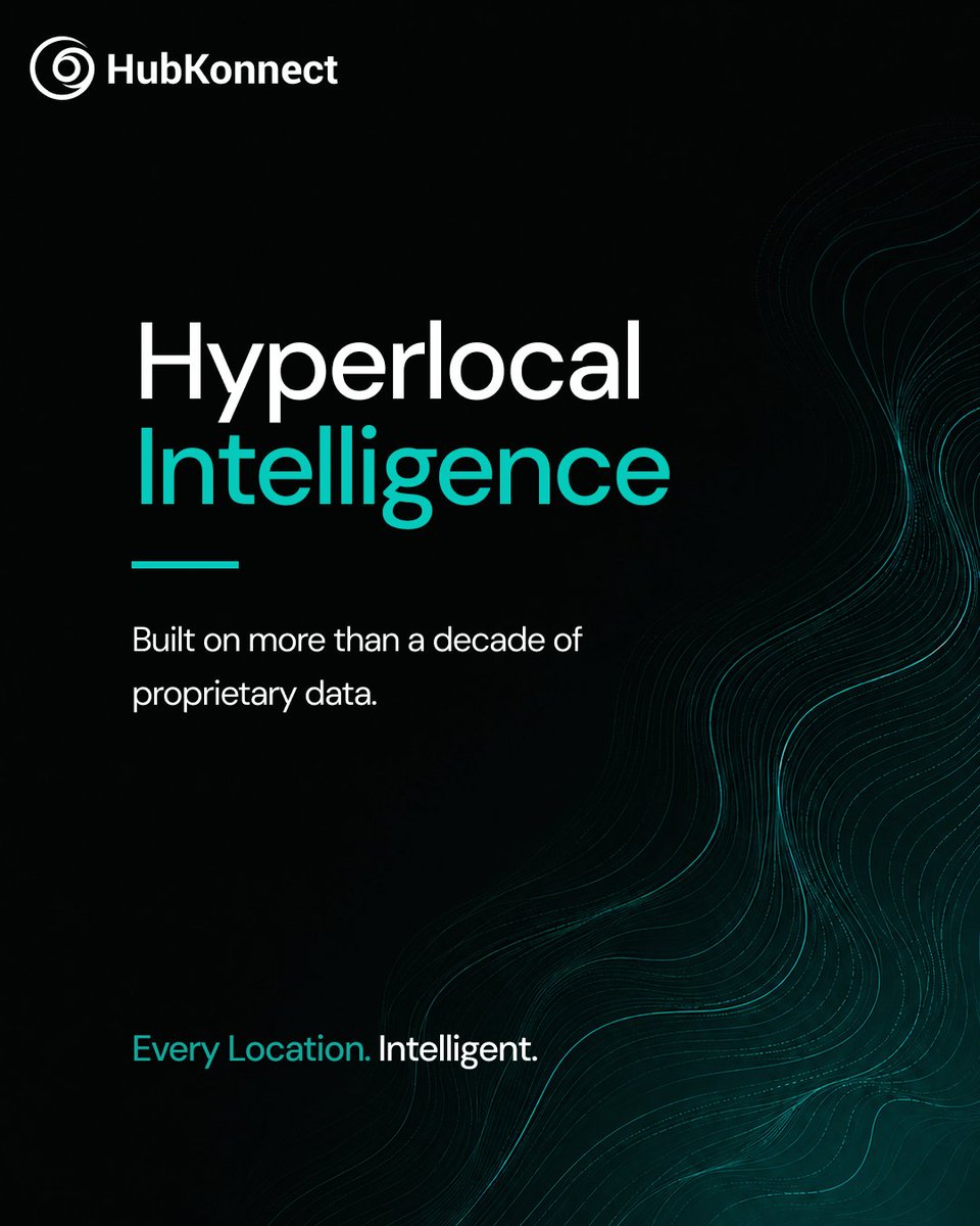 hubkonnect's tweet photo. Hyperlocal Intelligence is built on more than a decade of proprietary data. The Brain interprets the conditions around every location and finds the differences that lead to smarter decisions across the brand.

Every Location. Intelligent.

#HyperlocalIntelligence https://t.co/KAtkneJPEb