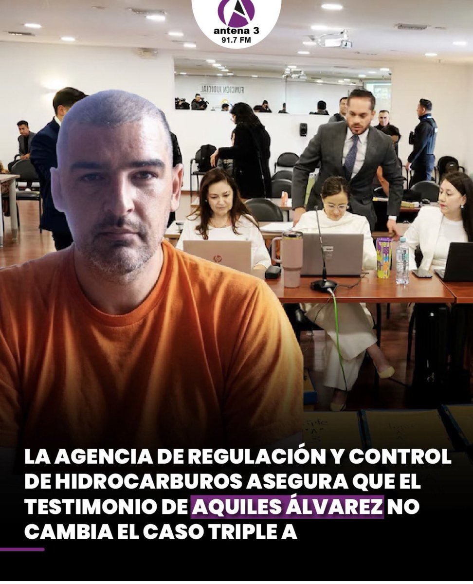 DrJulioCueva's tweet photo. …IGUAL LES DIERON HASTA PARA LLEVAR…

El testimonio de Aquiles Álvarez no cambia el curso del proceso… porque el caso ya estaba enterrado probatoria y jurídicamente mucho antes de que él declarara.

Después de semanas de juicio, la Fiscalía, el ARCH y Petroecuador no lograron acreditar con prueba suficiente el supuesto perjuicio que anunciaron al país. Esa era su carga procesal.

Por eso, cuando la prueba no alcanza en la sala de audiencias, pareciera que la estrategia pasa a ser otra: trasladar el debate a los medios de comunicación con la esperanza de que una narrativa haga el trabajo que no pudo hacer la prueba en juicio.

En un Estado de Derecho, las sentencias deben dictarse con base en la prueba actuada en audiencia, no en titulares ni en campañas mediáticas.