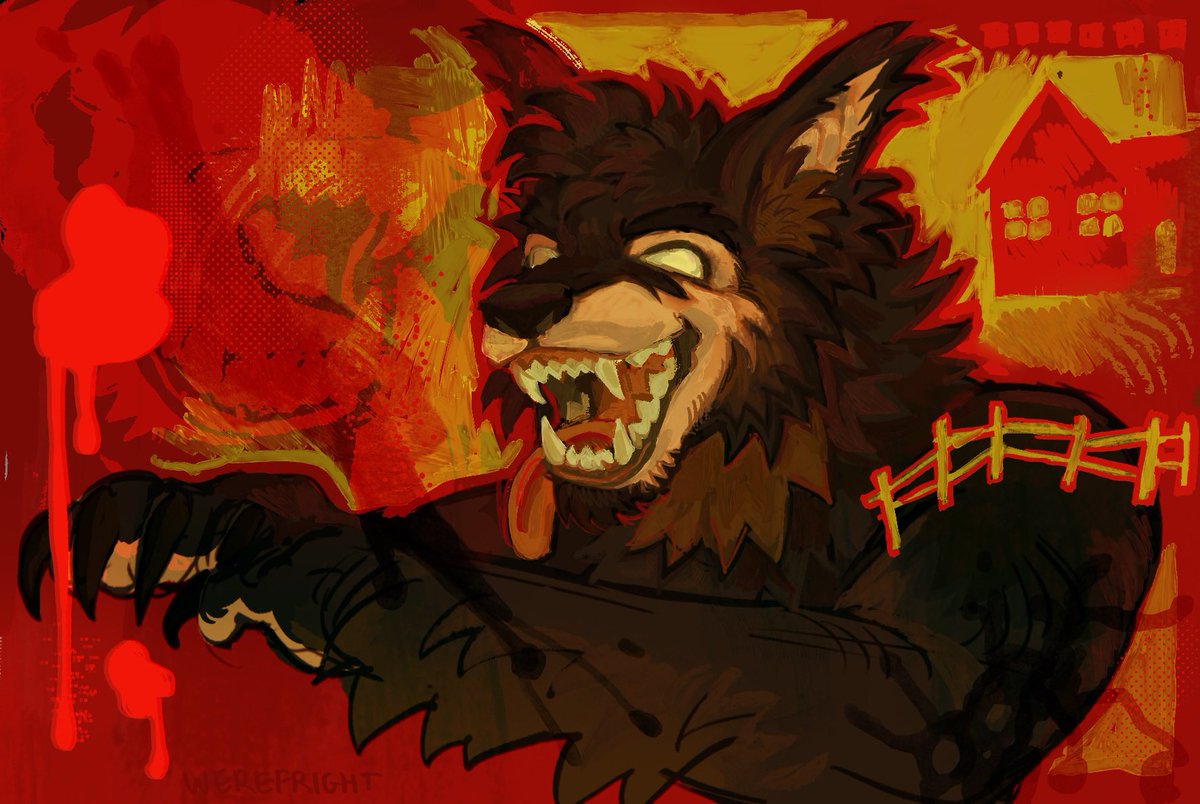 werewolfist's tweet photo. this guy again #werewolf https://t.co/axDyxmHwDF