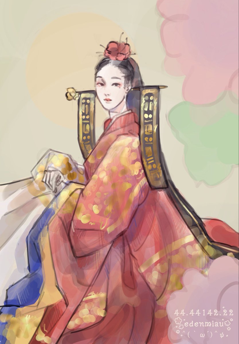 166308583a's tweet photo. tried using only one brush heh https://t.co/pp5S47TIGz