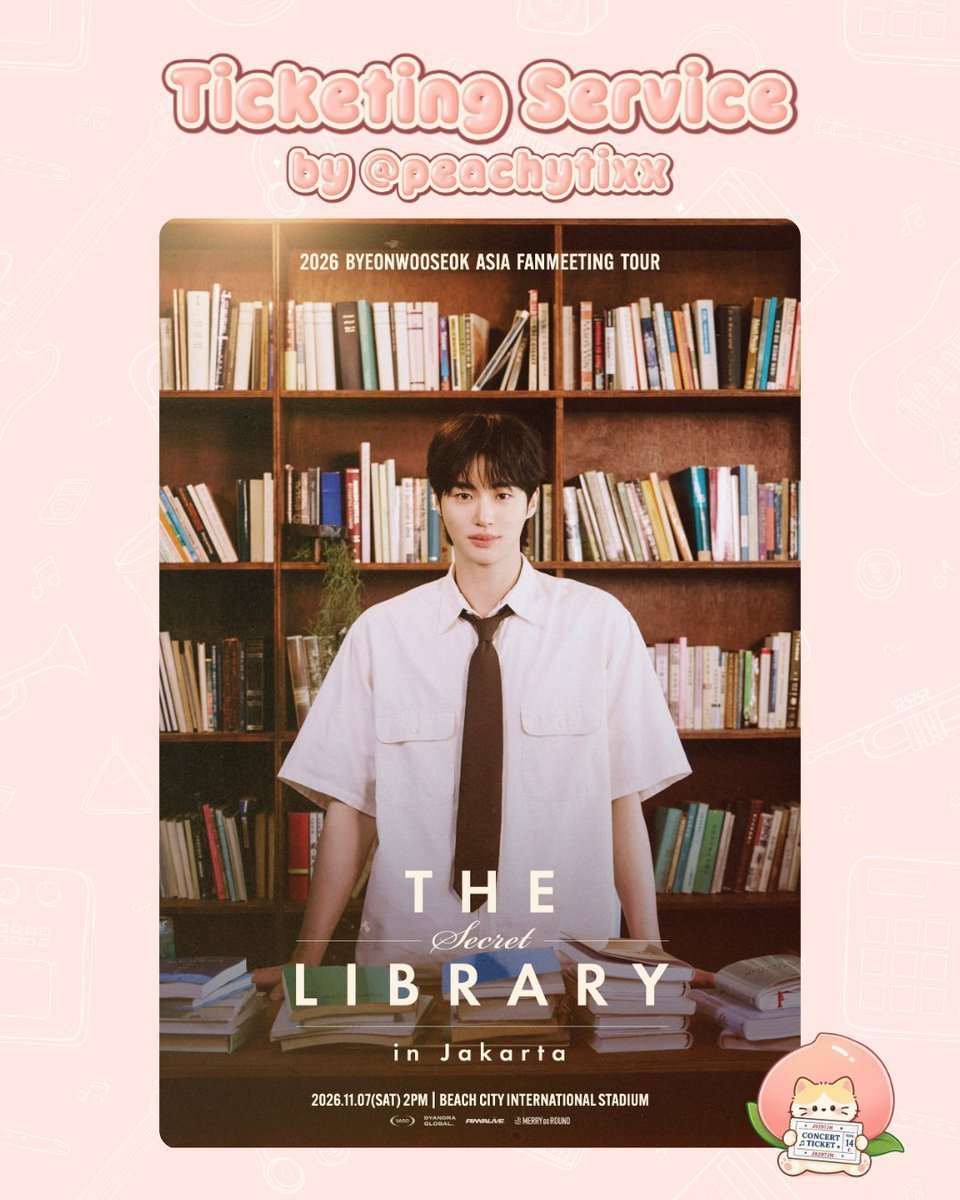 fely_x_ke's tweet photo. 🚨【チケット代行受付中】🍑
BYEON WOOSEOK THE SECRET LIBRARY IN JAKARTA 🇮🇩

📍JAKARTA
🗓️ 2026年

🎟️ FC先行・一般販売どちらも対応！

✨ご希望に合わせて受付中✨
⭐ CAT1
⭐ CAT2
⭐ CAT3
⭐ CAT4
⭐ CAT5

🌏 日本・海外ファンどちらも大歓迎

⚠️ Ready to Pay（すぐにお支払い可能な方）優先 https://t.co/xvuOWQ0LeJ