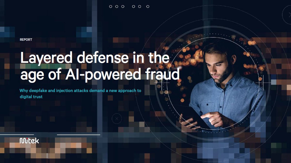 miteksystems's tweet photo. Fraudsters don't rely on one tactic. Your fraud defenses shouldn't either. 

As AI-powered attacks evolve, layered fraud detection is becoming essential for protecting digital trust. 

Learn why: https://t.co/mdUti9wnFE https://t.co/hN5FvCYBr7