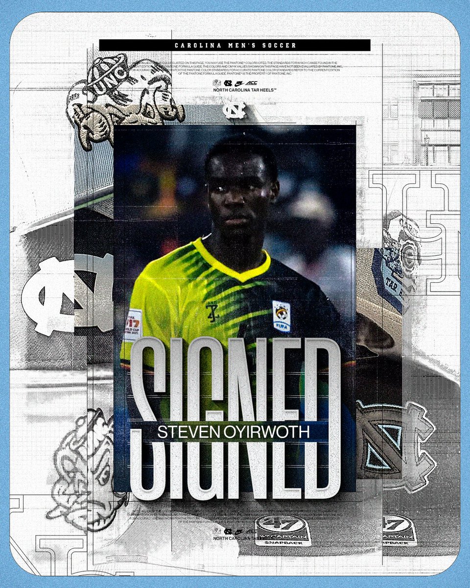 UNCmenssoccer's tweet photo. Welcome to Chapel Hill, Steven 🐏

A Uganda native, Steven Oyirwoth played his club football for KCAA FC and represented is home country at the U-17 World Cup!

#GoHeels https://t.co/hwLeZxPO4s