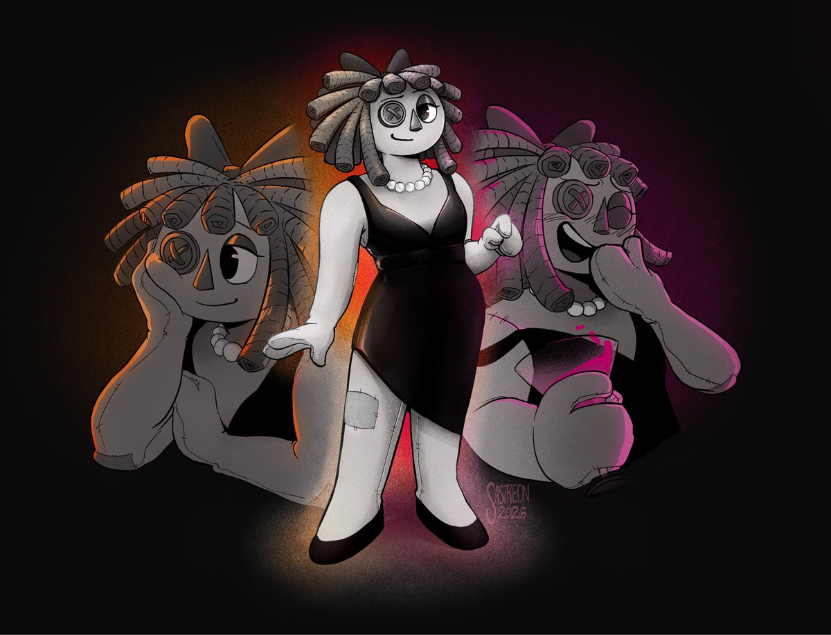 sastreon's tweet photo. you see her at the lesbian bar, what do you do? #ragatha #tadc https://t.co/fgFA8xXBQZ