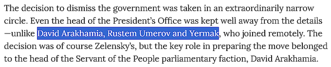 kampfhex's tweet photo. @boguslavet91660 and that was after Yermak got his filthy fingers already in Fedorov's dismissal

Arakhamia, Umerov + Yermak as middlemen between corruption + the President

https://t.co/s0JMxWasIt
(part of 🧵) https://t.co/Cd60LUJRcd