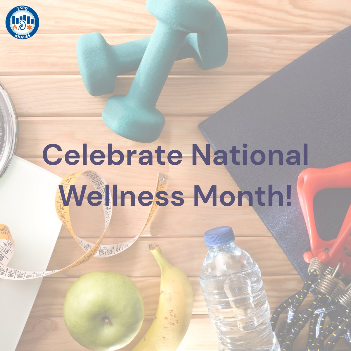 esrdkhares's tweet photo. August is National Wellness Month! Wellness for an ESRD patient means staying active, eating a kidney-friendly diet, taking medications as prescribed, and never missing dialysis treatments. 👍

Small healthy habits can make a big difference. 

#Wellness #Dialysis #KHARES https://t.co/GgPVkjrtHB