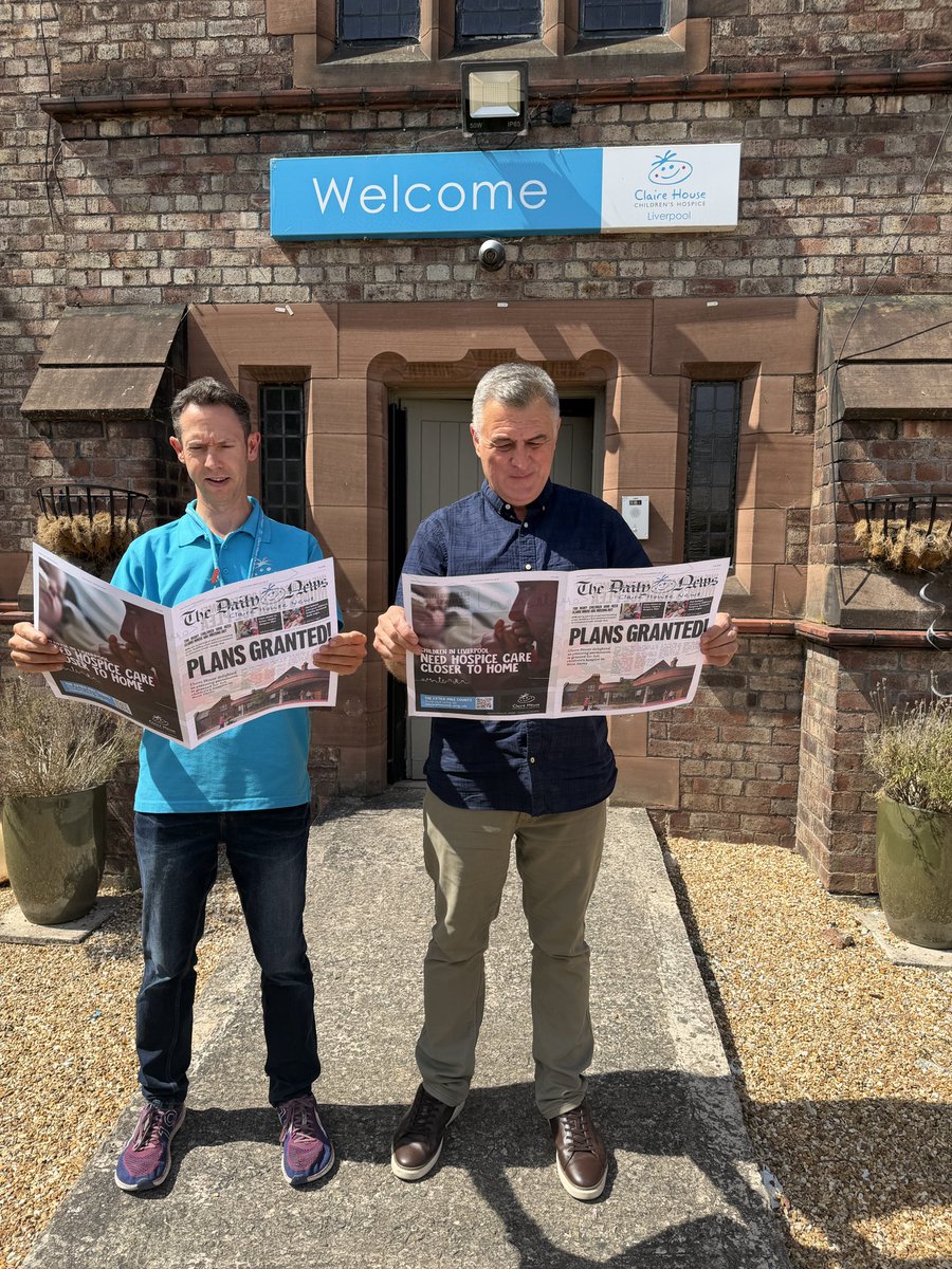 IanByrneMP's tweet photo. Absolutely delighted to hear from David that @ClaireHouse has secured planning permission for a stunning new hospice in West Derby.

Claire House provides extraordinary care, love and support to children and families across Liverpool and beyond.

This ambitious vision deserves the backing of our whole city, and I’m sure it will get it.

West Derby is becoming a centre of excellence for children’s hospice care, and that’s something we can all be incredibly proud of. ❤️
#WestDerby