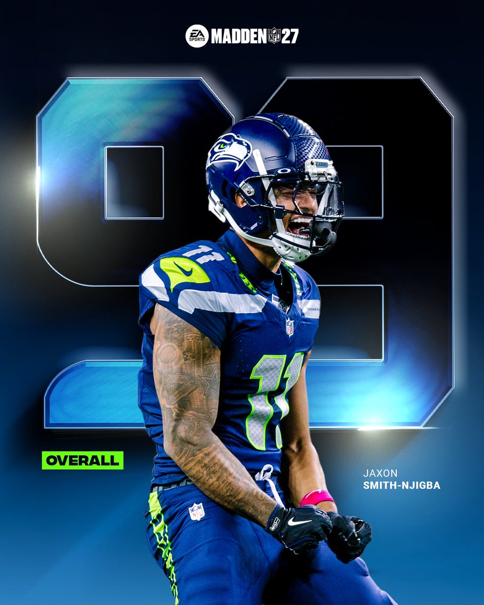 Seahawks's tweet photo. Maximum OVR unlocked 🔓 https://t.co/5slwOWisLj