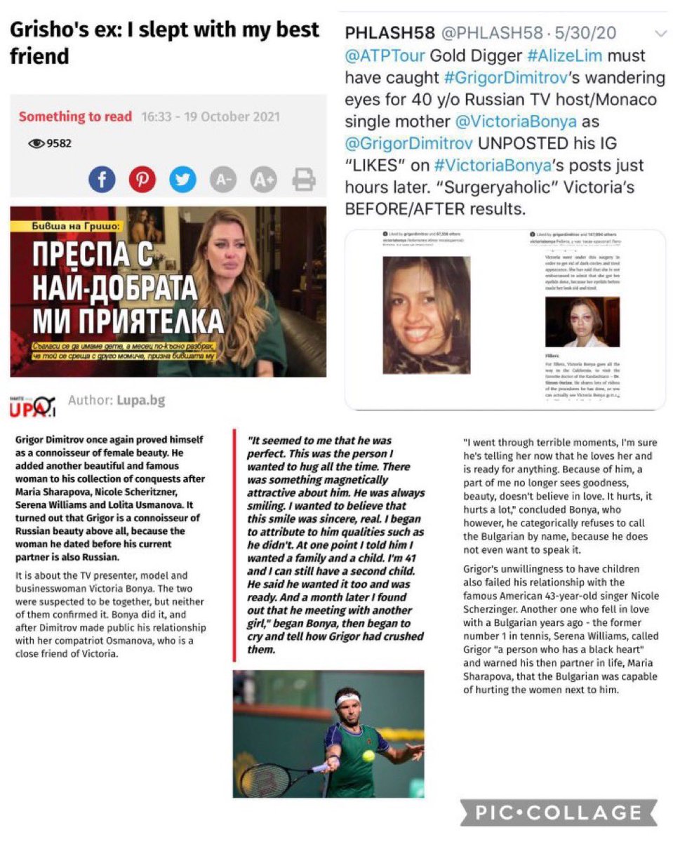 LimDimi's tweet photo. @estoenlinea @kamogu HAIR TRANSPLANTED, OVERRATED ATP#140 @GrigorDimitrov, the 35 y/o bisexual BALDING Bulgarian, has NEVER WON an @ATPTour SLAM, has ONLY 1 ATP250 title in 9 YEARS, has ARRESTS/CONVICTIONS in France/Italy &amp; #GrigorDimitrov has CHEATED ON/BEEN DUMPED by EVERY EX-GF. https://t.co/P7EOxZXp7n