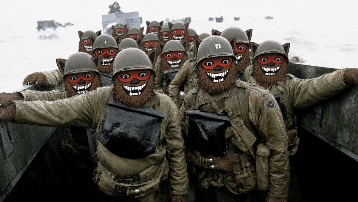 Corners589's tweet photo. You don't wanna go to war with us ⚔️
The $BEAR's be very dangerous 🪖🐻
Only on #XRPL @BearXRPL $XRP 📣 https://t.co/CWBeVviW6h