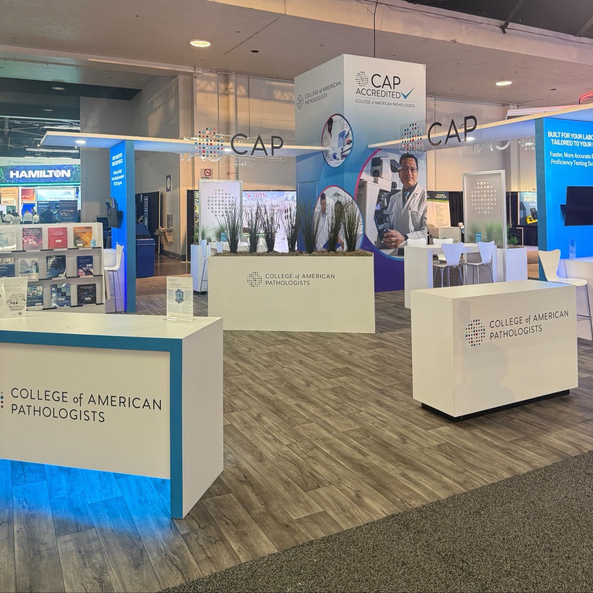 Pathologists's tweet photo. We’re on site at #ADLM2026! Visit the CAP booth to connect with our team and learn more about the latest in pathology, laboratory medicine, AI, and digital innovation. https://t.co/7Q8noSIKH9