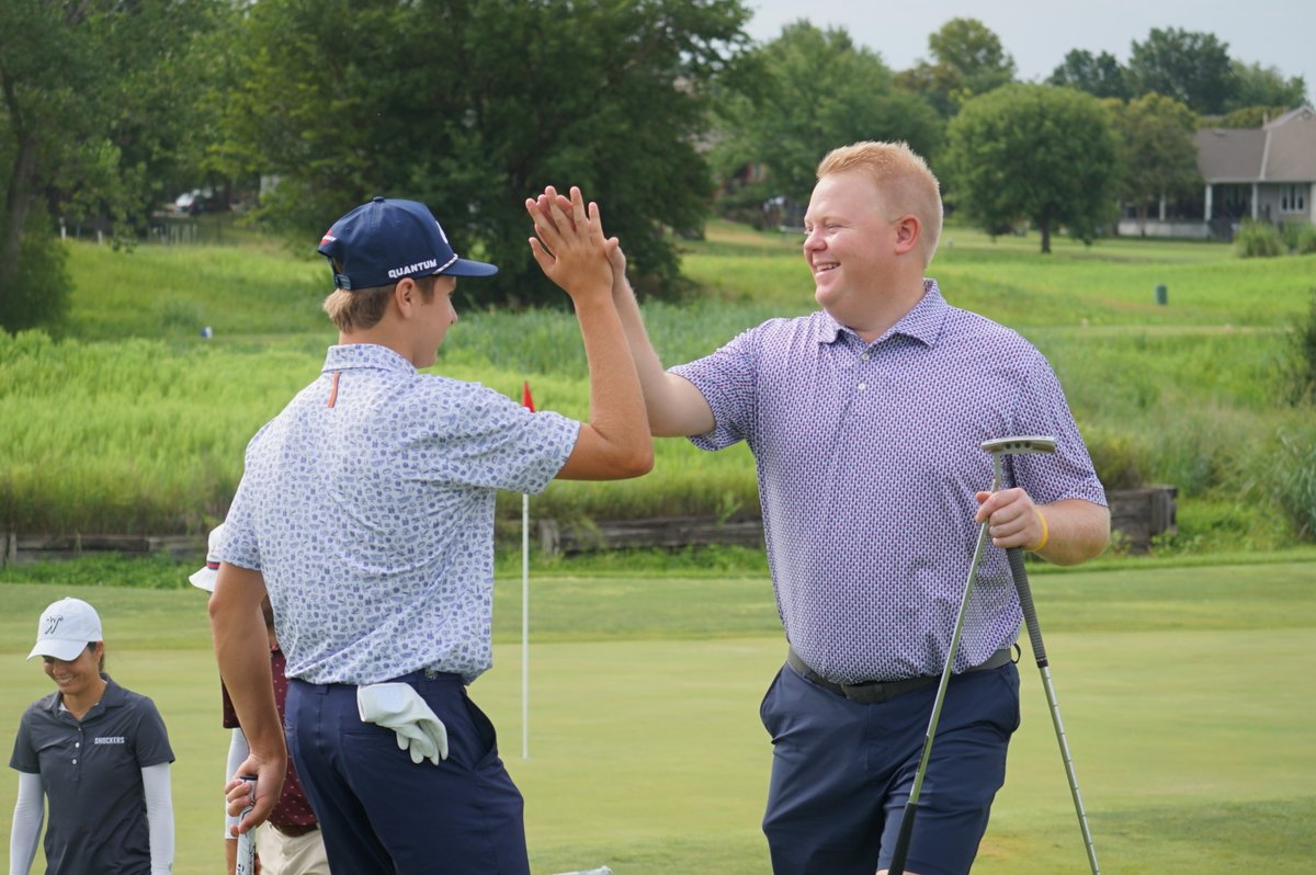 AJGAGolf's tweet photo. Rocking out 🕺

The #WichitaJr Junior-Am teams are out showing off their skills! https://t.co/wJt2bMgCWI