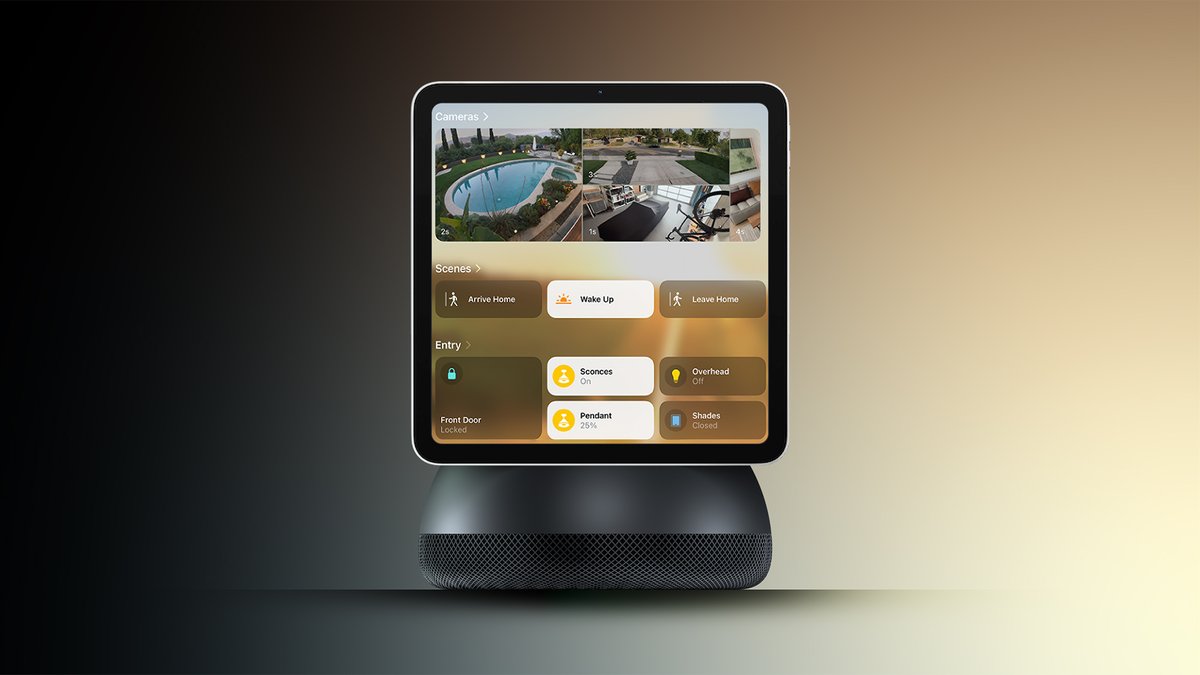 MacRumors's tweet photo. All-New Apple Home Hub Reportedly Launching as Soon as October https://t.co/7OqBGLr60q https://t.co/jTwChAuXey