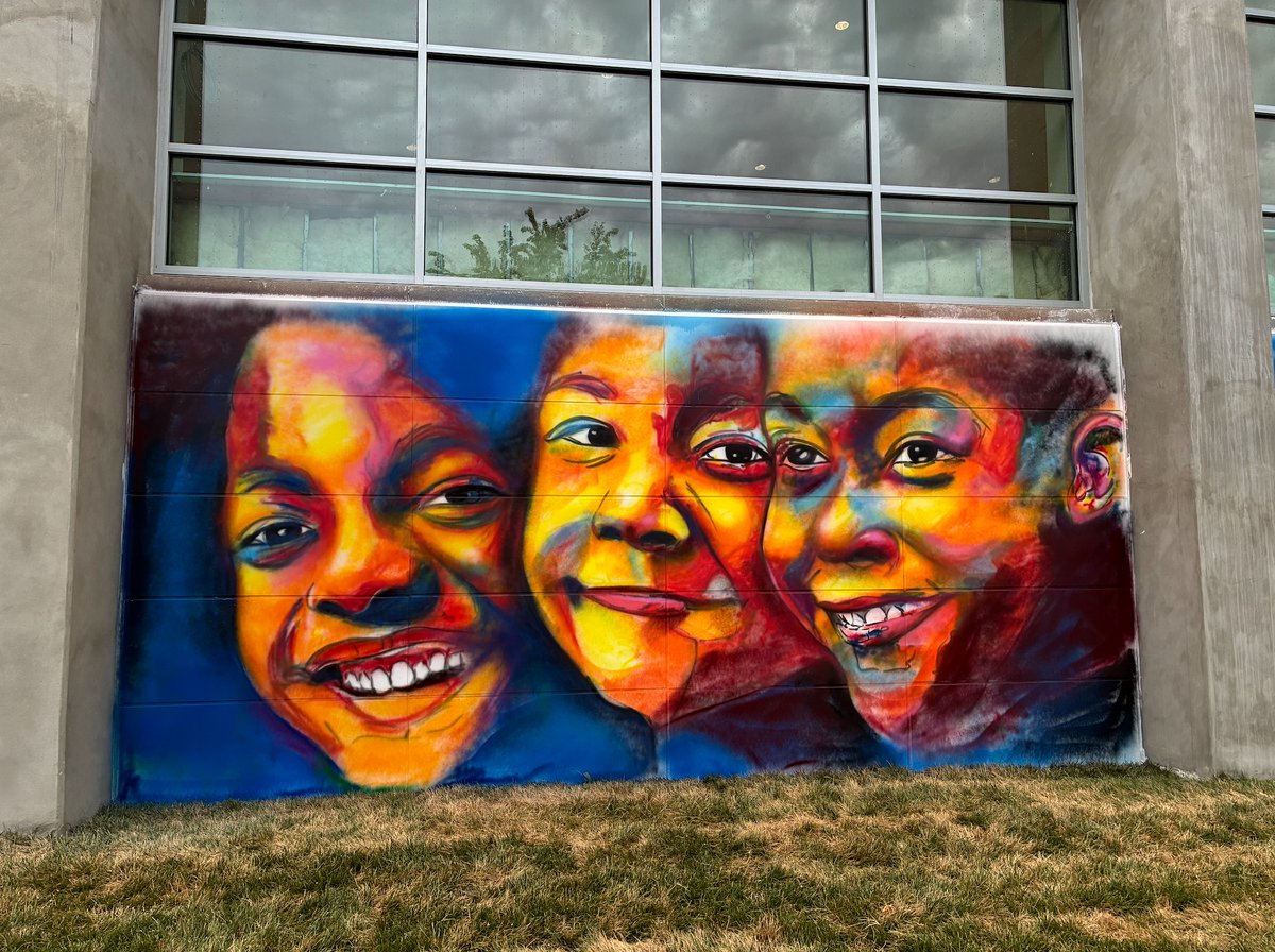 JOWPTA's tweet photo. And thank you to the amazing muralist Jay Coleman who is making our new building beautiful, joyful and covered in Cardinal spirit! https://t.co/0PoQrAYCZN