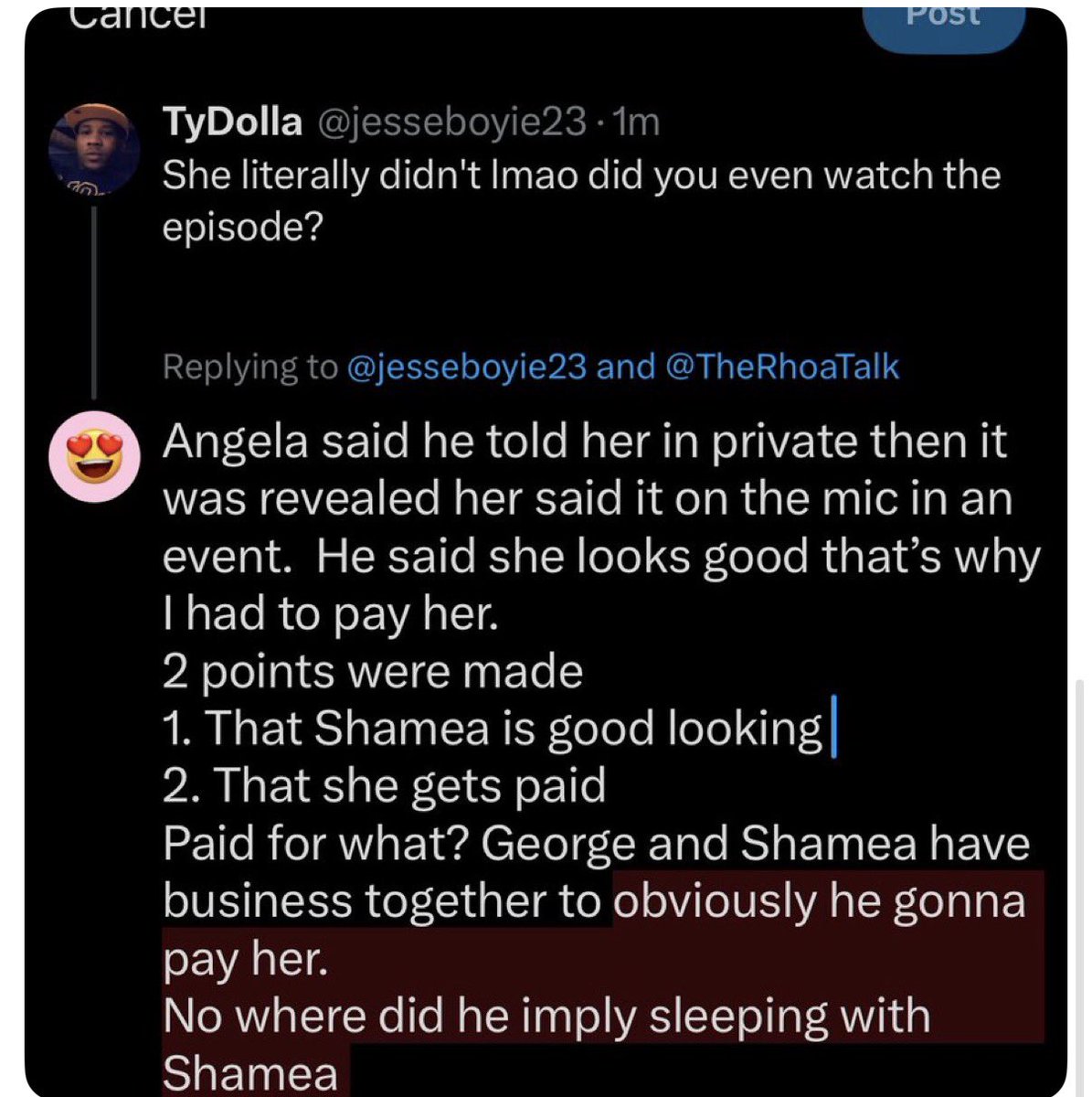 mdannor's tweet photo. @infiltratedsam @TheRhoaTalk https://t.co/ef5qxzcshp