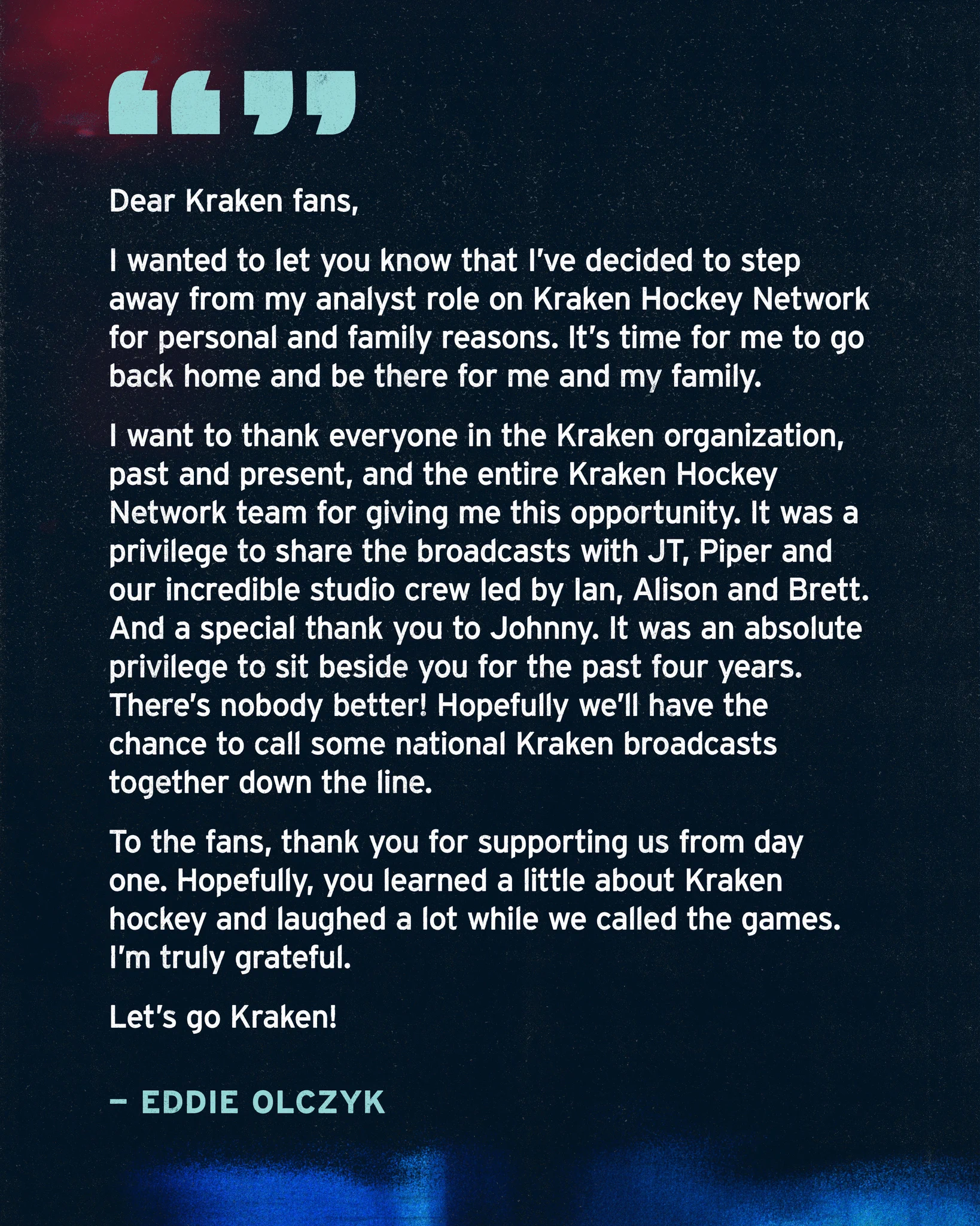 Seattle Kraken on X: 