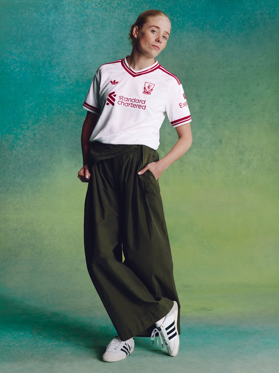 brfootball's tweet photo. Liverpool’s new away look pays tribute to their 80s kits 🤍❤️ https://t.co/0VeWTDuL2d