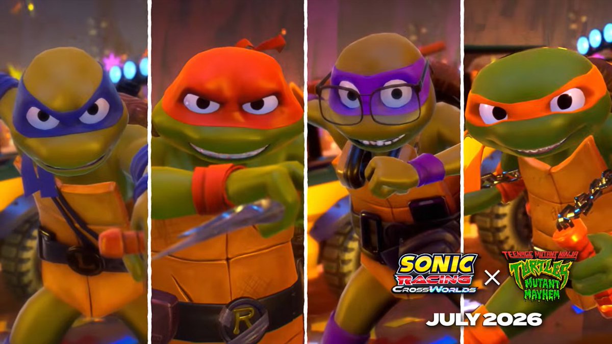 SailorLuney's tweet photo. Also can I  just say that it’s silly people are complaining that the Mutant Mayhem design are being used for the Sonic collab

Nickelodeon has almost always used the current versions of Turtles for crossovers, this wasn’t gonna be any different https://t.co/nVWL2EB5Hk