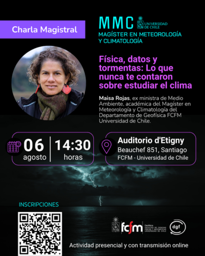 mmc_uchile's tweet photo. ¿Por qué el modelamiento numérico y la ciencia atmosférica son herramientas poderosas para enfrentar la crisis climática? Acompáñanos a conocer la respuesta con la académica @mmc_uchile @Dgf_uchile, Maisa Rojas. Info e inscripciones en: https://t.co/feyejLlReh ¡Te esperamos! https://t.co/y0yWLbBKky