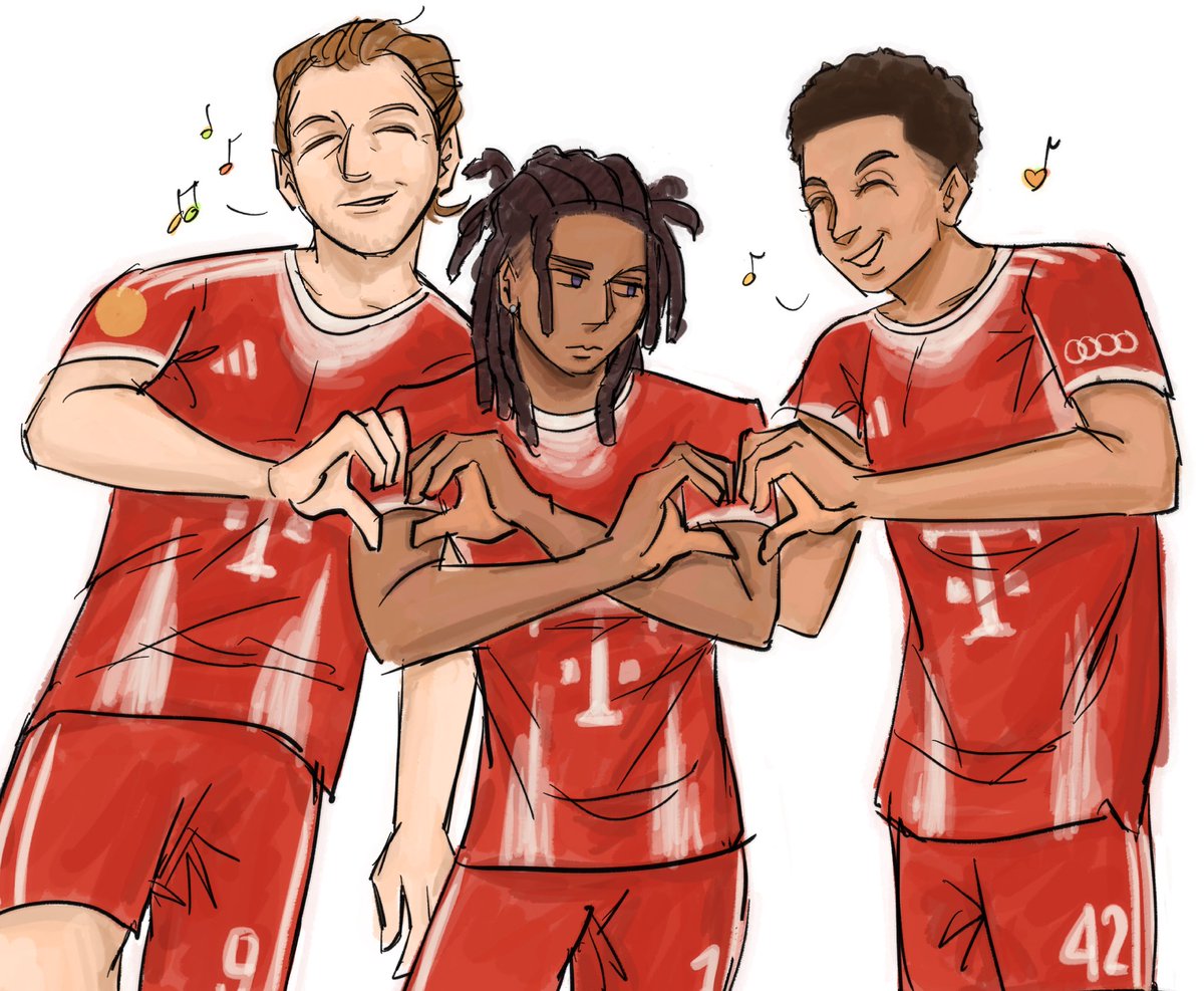 luckyveon's tweet photo. my midfielder cant be this cute😭 #fcbayern https://t.co/Dypf1l68Iy