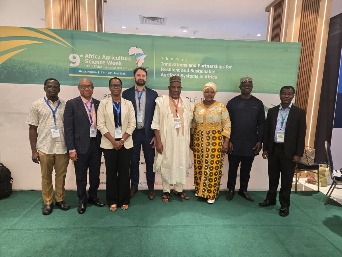 AfricaRice's tweet photo. Day 2 at #AASW9 🌾

Our delegation connected with #PANAP to bridge science &amp; policy for stronger rice investment advocacy.
Joined @Sasakawa forces to fast-track farmer-first agri-tech solutions.
And our DG closed the @Taat_Africa session on scaling agricultural innovations. https://t.co/JmfYgwCnxm