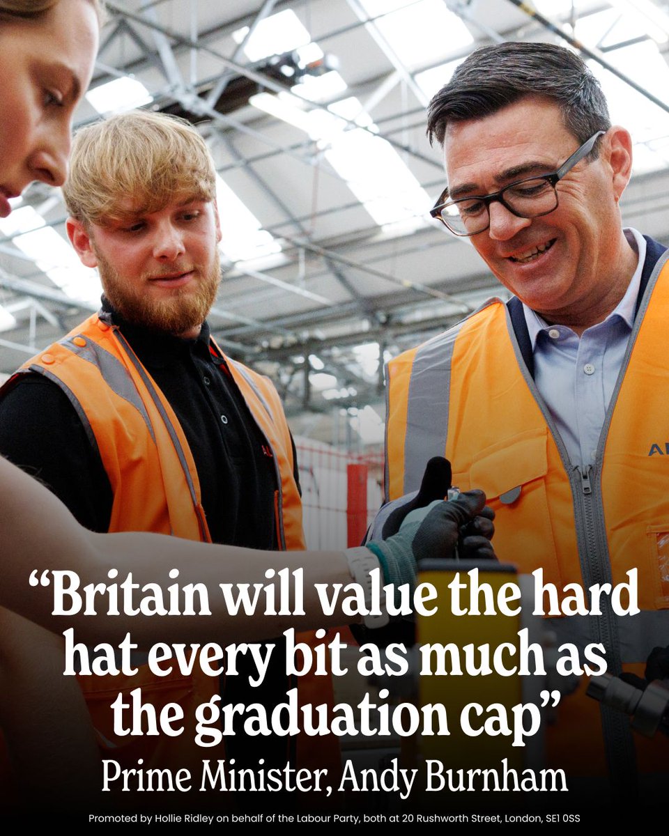 UKLabour's tweet photo. Whether you choose construction, coding or classics, or maths, manufacturing or mechanics - Labour will build an education system where you’ll get the skills you need, and be given the respect you deserve. https://t.co/BoMCI8hhKc