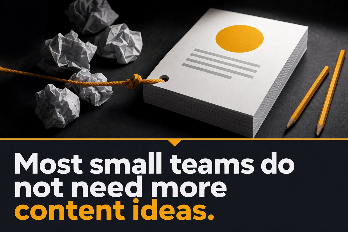 omar_heracleon's tweet photo. Most small teams do not need more content ideas.

They need fewer places where work can disappear.

A founder writes the brief in one doc. Social goes into another tool. Product copy lives somewhere else. By Friday, the message is still good—but the campaign feels split into pieces.

That is the problem we built Montu to solve: one place to turn a site URL into branded content across articles, emails, social posts, ads, and product pages without rebuilding the same message from scratch each time.

If your content process feels heavier than your actual marketing strategy, start with Montu here: https://t.co/GdQblCW3Db What part of your workflow breaks first when the week gets busy?

#ContentMarketing #MarketingOps #AIforBusiness