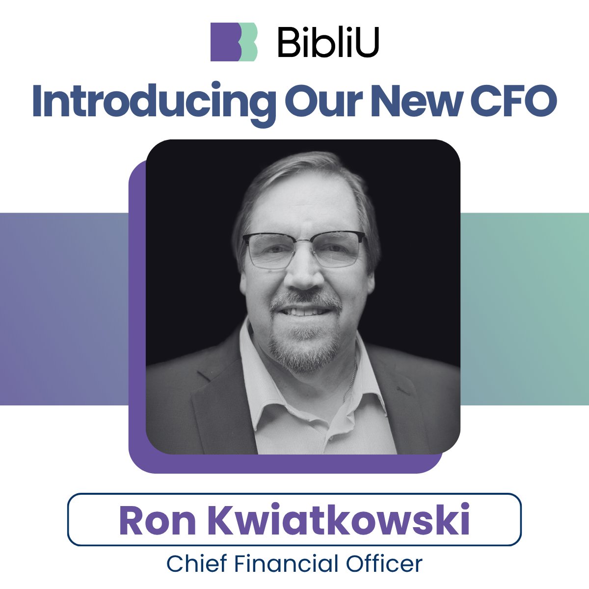 BibliUSocial's tweet photo. Big welcome to Ron Kwiatkowski, our new CFO!

With deep experience in higher education, Ron is ready to help grow our business and drive positive student outcomes from Day 1. 📈

Off the clock, he loves hitting the road with his wife to explore mountains &amp; shores! 🚗🏔️ https://t.co/r8EXhIAikD