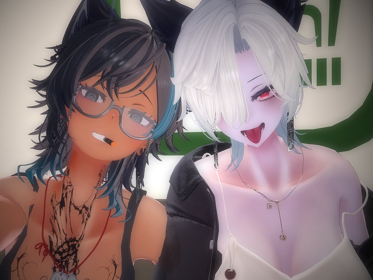 usokawasanchi's tweet photo. with…@hsana_VRC

#ラシューシャ #Lasyusha
#VRChat #Meteoffshot https://t.co/mXUWzlfLvY