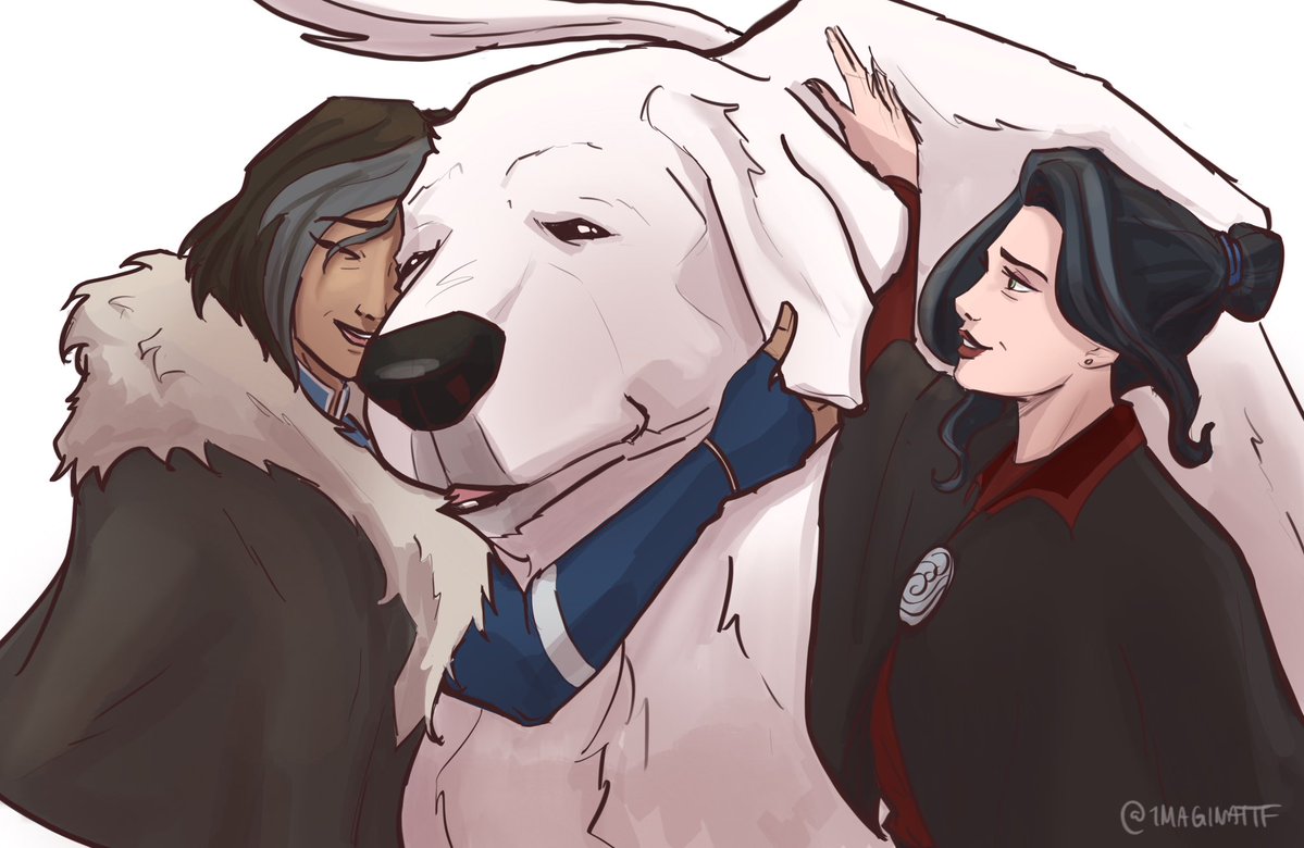 1maginatif's tweet photo. A crime this is my first #korrasami art on this acct. Had to start with the feels 

 #thelegendofkorra https://t.co/lEgRT5GuGg