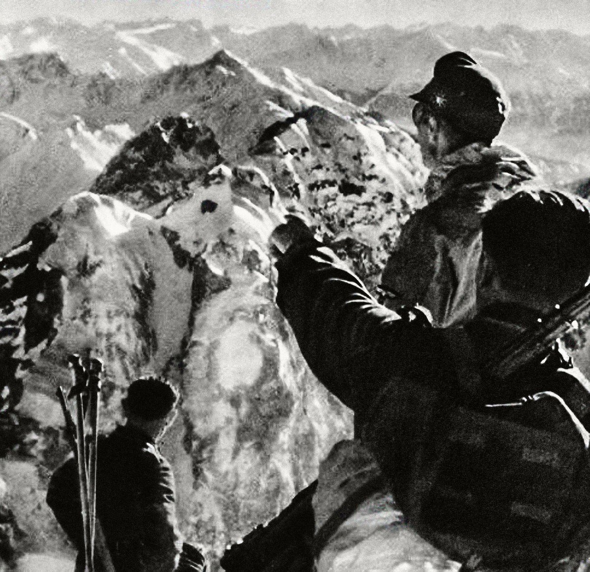 _7homas777's tweet photo. WEHRMACHT Mountain Troops (''Gebirgsjäger'') in the CAUCAUSUS MOUNTAINS: