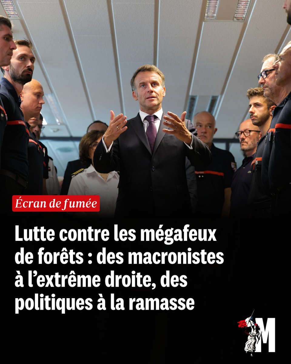 MarianneleMag's tweet photo. Lutte contre les mégafeux de forêts : des macronistes à l’extrême droite, des politiques à la ramasse
➡️ https://t.co/PJjGrJbp2Y https://t.co/He7AfeMNAR