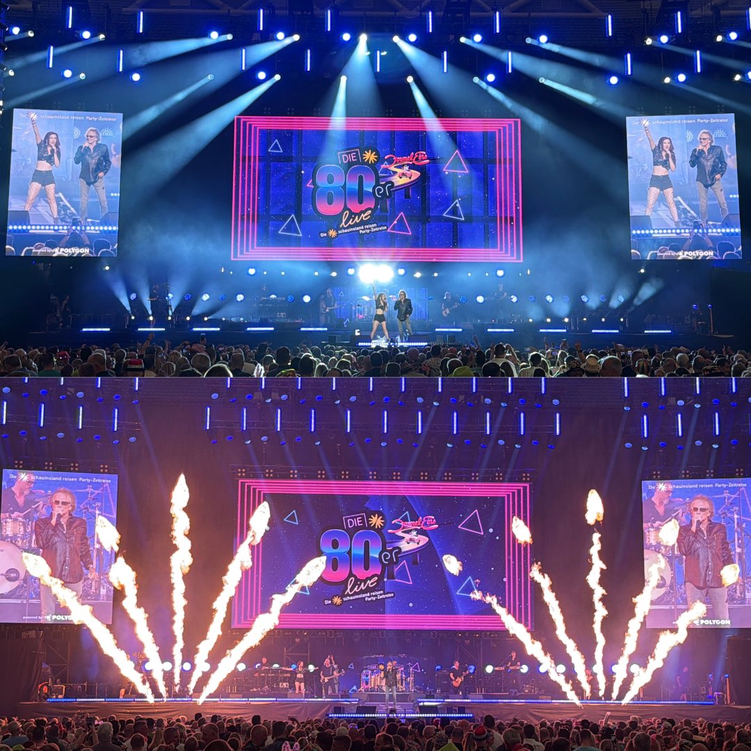 StarshipControl's tweet photo. What an AMAZING show in Gelsenkirchen, Germany at Veltins Arena this weekend! ❤️ Huge thanks to Die 80er Live for having us!

#starship #classicrock #80s #gelsenkirchen #germany https://t.co/vARu1dv3Ir