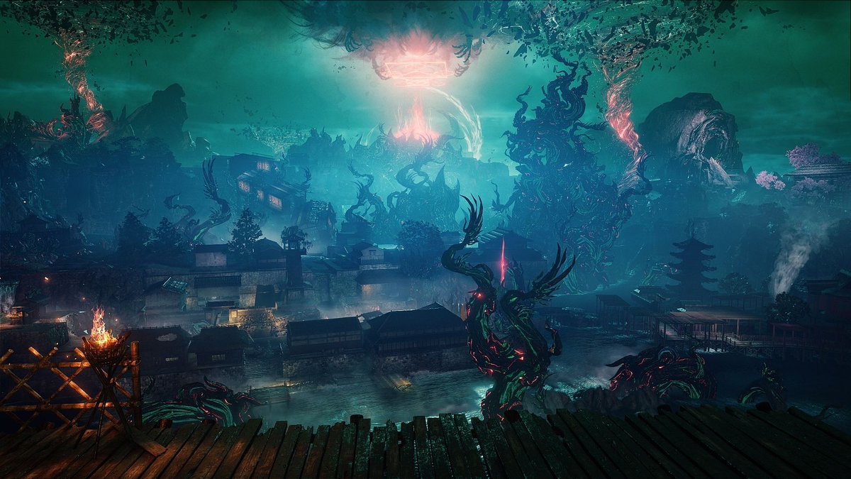 gameinformer's tweet photo. Nioh 3's first major story expansion, Hell's Rising, launches next month. https://t.co/Kuin9nBMLc https://t.co/deMHCXmUXD