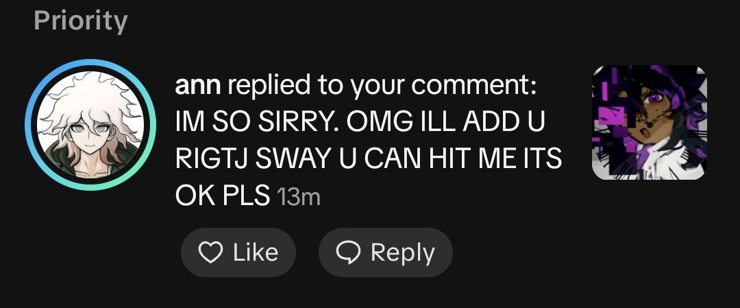 Foolingrat74's tweet photo. I TOLD SOMEONE ON TIKTOK TO CREDIT ME IN THEIR EDIT AND THIS IS HOW THEY RESPONDED??? https://t.co/5LuERNhX0p