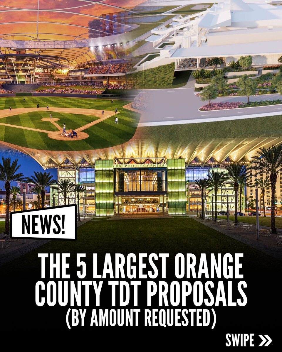 TheOrlandoReal's tweet photo. We're breaking down 5 of the Orange County Tourism Development Tax (TDT) Proposals ➡️ Read the full story linked in the comments below! https://t.co/a4QzDJ7tWo