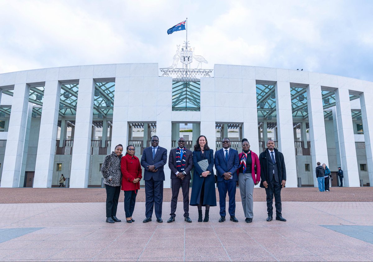 SingoeiAKorir's tweet photo. Parliamentary diplomacy is a central element of Kenya’s foreign policy approaches. Grateful for the relationship between our Parliaments and the ways in which our legislators support our shared objectives as Commonwealth countries. Visited the seat of Parliament in Canberra this evening. @HonWetangula @ForeignOfficeKE