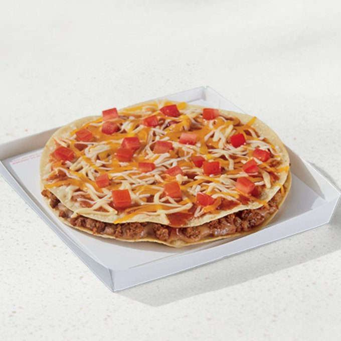 weekley's tweet photo. .@TacoBell is offering a $1 Mexican Pizza all day today until midnight (one discounted Mexican Pizza per order when ordering in-person, at a kiosk, or online through the Taco Bell website or app). #INorOUT on #HOTLINE at 5:25. https://t.co/JqAFP3TndC