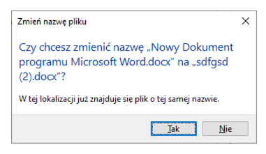 xkom_pl's tweet photo. Kiedy chcesz zapisać plik, ale taki już istnieje 🫣 https://t.co/RUip1uJCym
