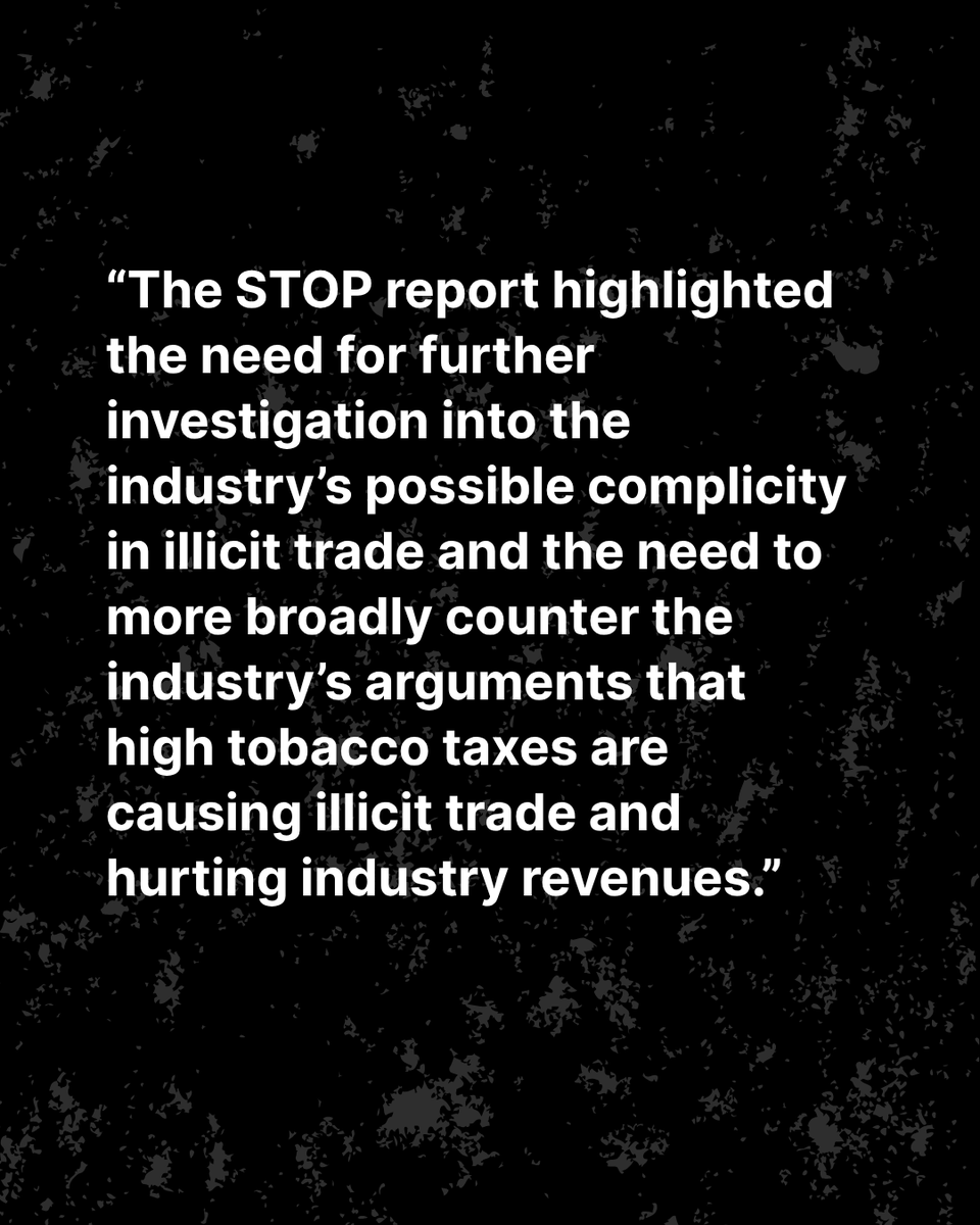 exposetobacco's tweet photo. The blog also cites a STOP  brief that examines evidence of the tobacco industry's possible complicity in illicit trade, raising questions about the industry's pricing practices and control of its supply chain. 

🔗 https://t.co/pSk6QuYEKG
#ExposeTobacco https://t.co/C6GSdF7sNG