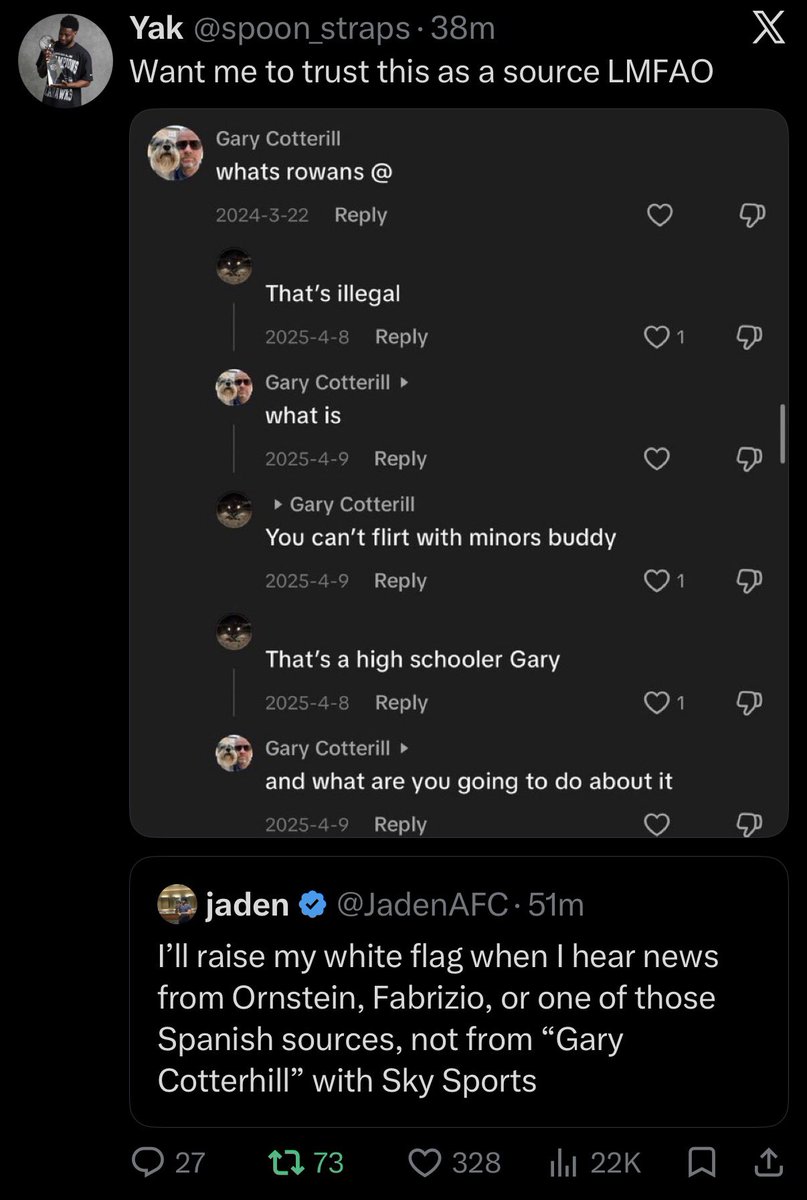 JadenAFC's tweet photo. @di_xgo This is the guy who broke news about vini staying https://t.co/AL7BdZODSo