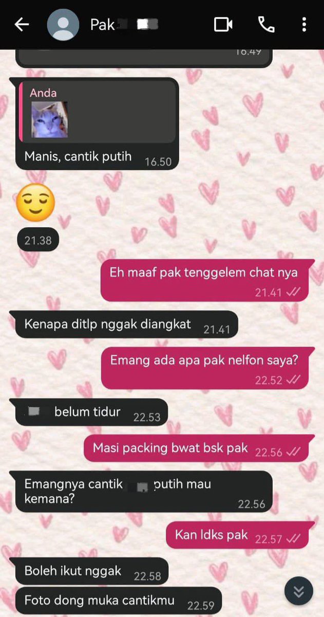 secretethy's tweet photo. ini bukti ss chat lain ya temen² https://t.co/VPo5RNzK17