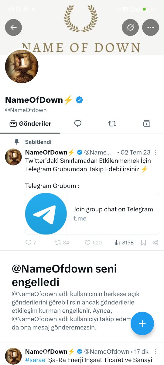 trader_343406's tweet photo. Bugun arkadasa tepeden almıssınız dedım #isve yı hosuna gıtmemıs engellemiş 🤣🤣🤣#bist100 #sarae #betae https://t.co/qx8ZfnXjph