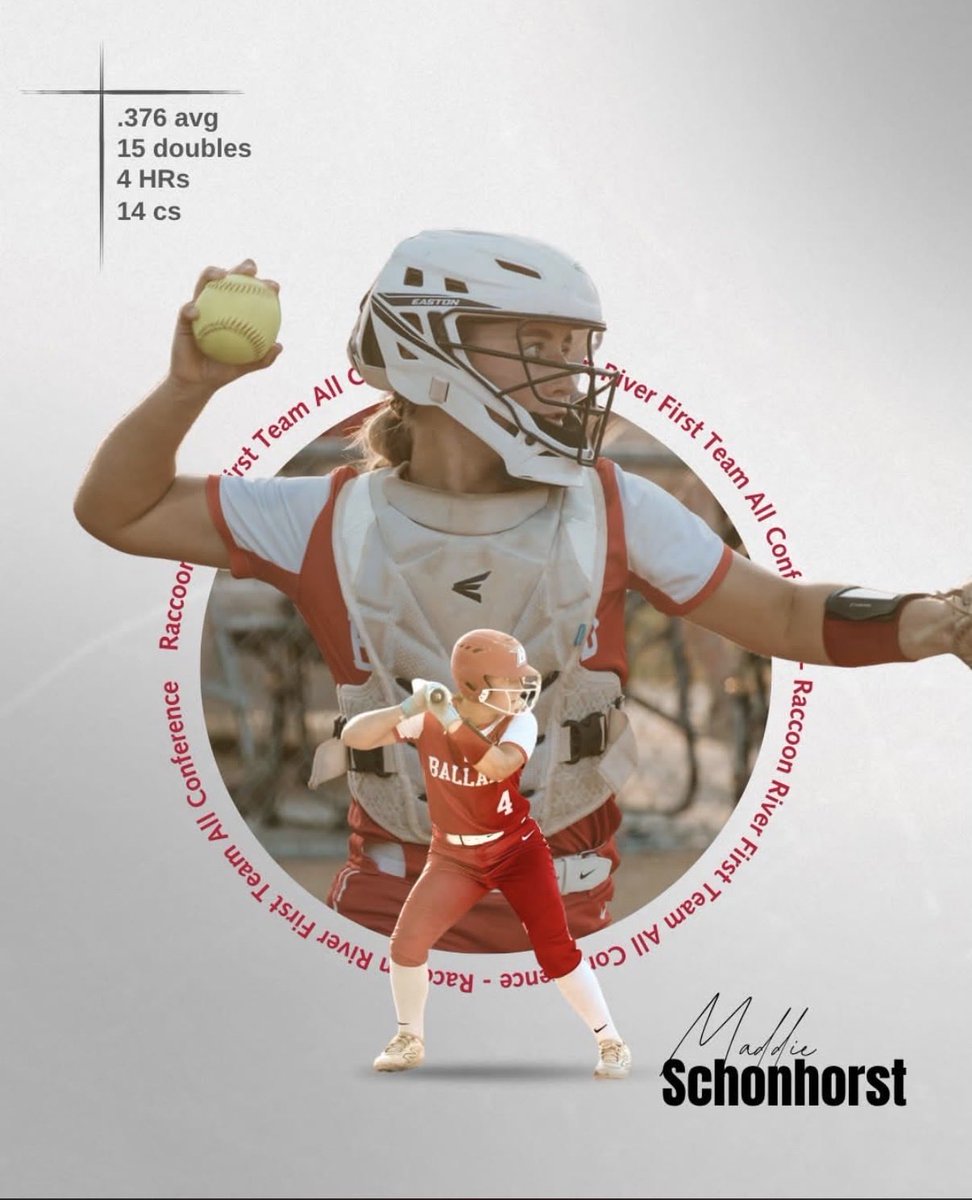 ljschonhorst's tweet photo. So much admiration for you @mschonhorst4! Accomplishing your goals one season at a time and always putting in the work to get better! https://t.co/O3nzYHrHGo