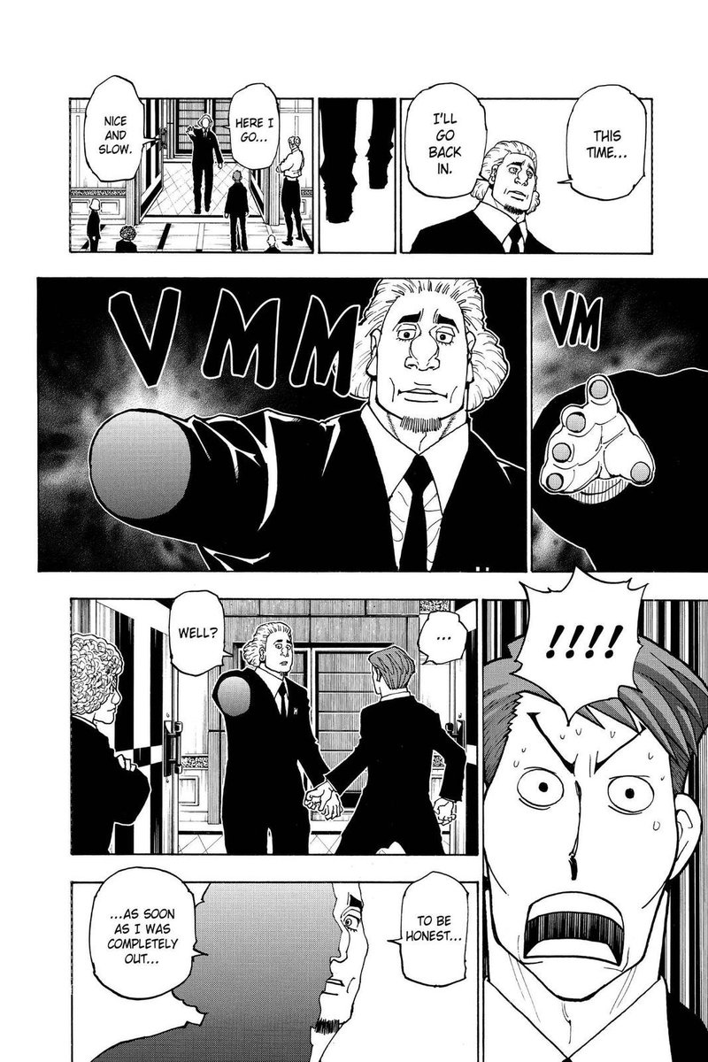 akrates22's tweet photo. @JadeWilliamsolo That would depend on the conditions for this Nen space, most likely as an outsider he won't be able to enter Marayam's space but just the "real" room 1013. 
But yes it'd be interesting to see him make the Predator work in the midst of nen masters like Bisky. https://t.co/4rrflcLUGp