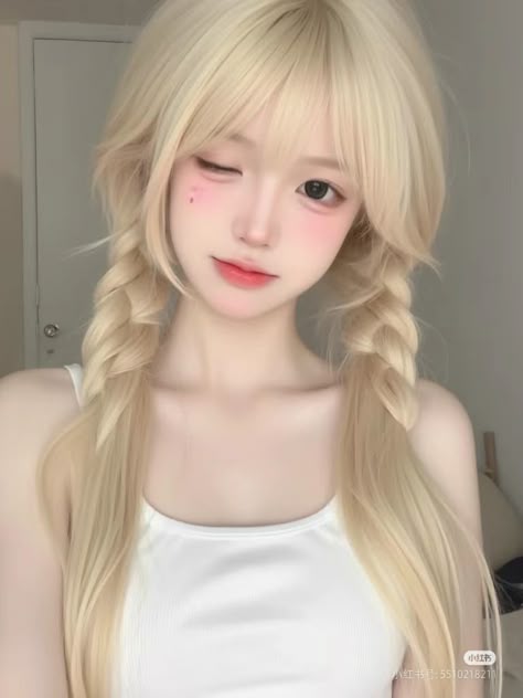 Kanjer66's tweet photo. Anime-inspired vibes in full bloom blonde braids, soft glow, and a playful wink
XtK https://t.co/TQHAOvoER2