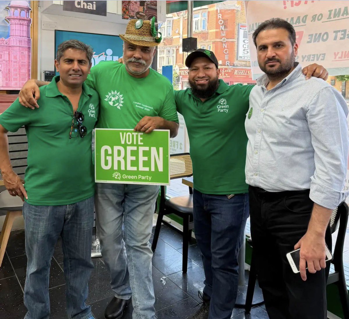 NotFarLeftAtAll's tweet photo. It’s funny.  None of these people care about the environment. The game is to get the Greens over the line at a general election and then a leadership challenge by Mothin Ali… they are the sheep in wolf’s clothing 

They know that a Muslim party in the UK would not win a general election