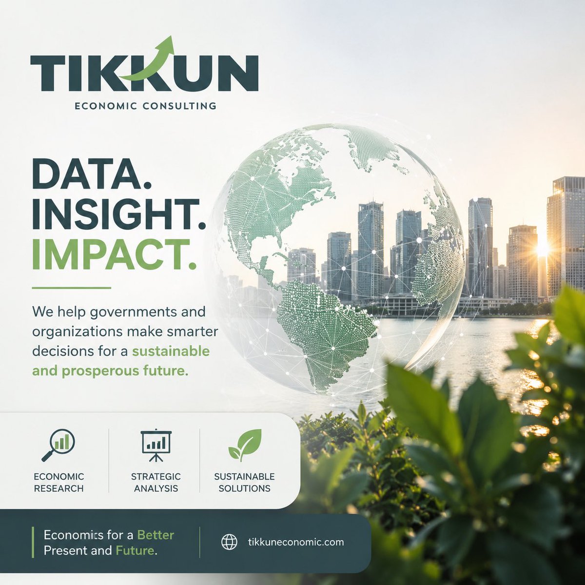 tikkuneconomic's tweet photo. ✨Every decision has an economic impact. 
Better data leads to better decisions, fewer costly mistakes, and new opportunities. At Tikkun Economic Consulting, we turn data into insight and insight into impact, helping organizations make smarter decisions and build a better future. https://t.co/b1ojZAQWKb