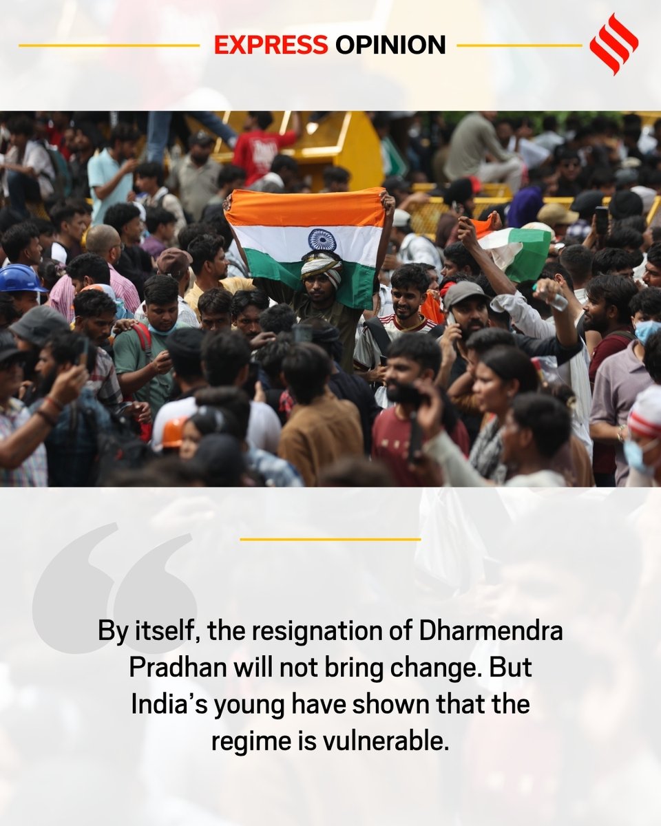 ieopinion's tweet photo. #ExpressOpinion | The farmers’ agitation had made the government withdraw legislation. But this is the first time that the government has acknowledged the need for taking responsibility and being held accountable

Written by: @pbmehta 

Read: https://t.co/7UHzo4ZvbU https://t.co/d3ptpGB6j5