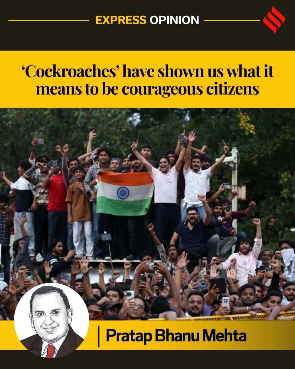 ieopinion's tweet photo. #ExpressOpinion | The farmers’ agitation had made the government withdraw legislation. But this is the first time that the government has acknowledged the need for taking responsibility and being held accountable

Written by: @pbmehta 

Read: https://t.co/7UHzo4ZvbU https://t.co/d3ptpGB6j5